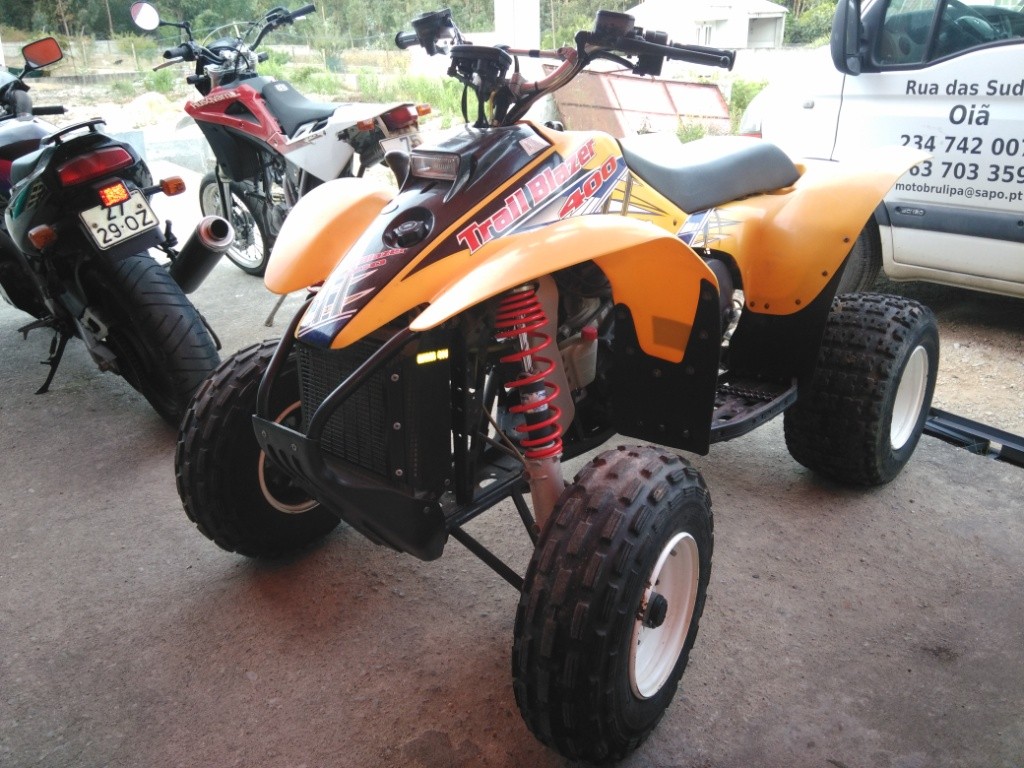 Moto 4 Polaris Trail Blazer 400 Aveiro Café Racer .pt